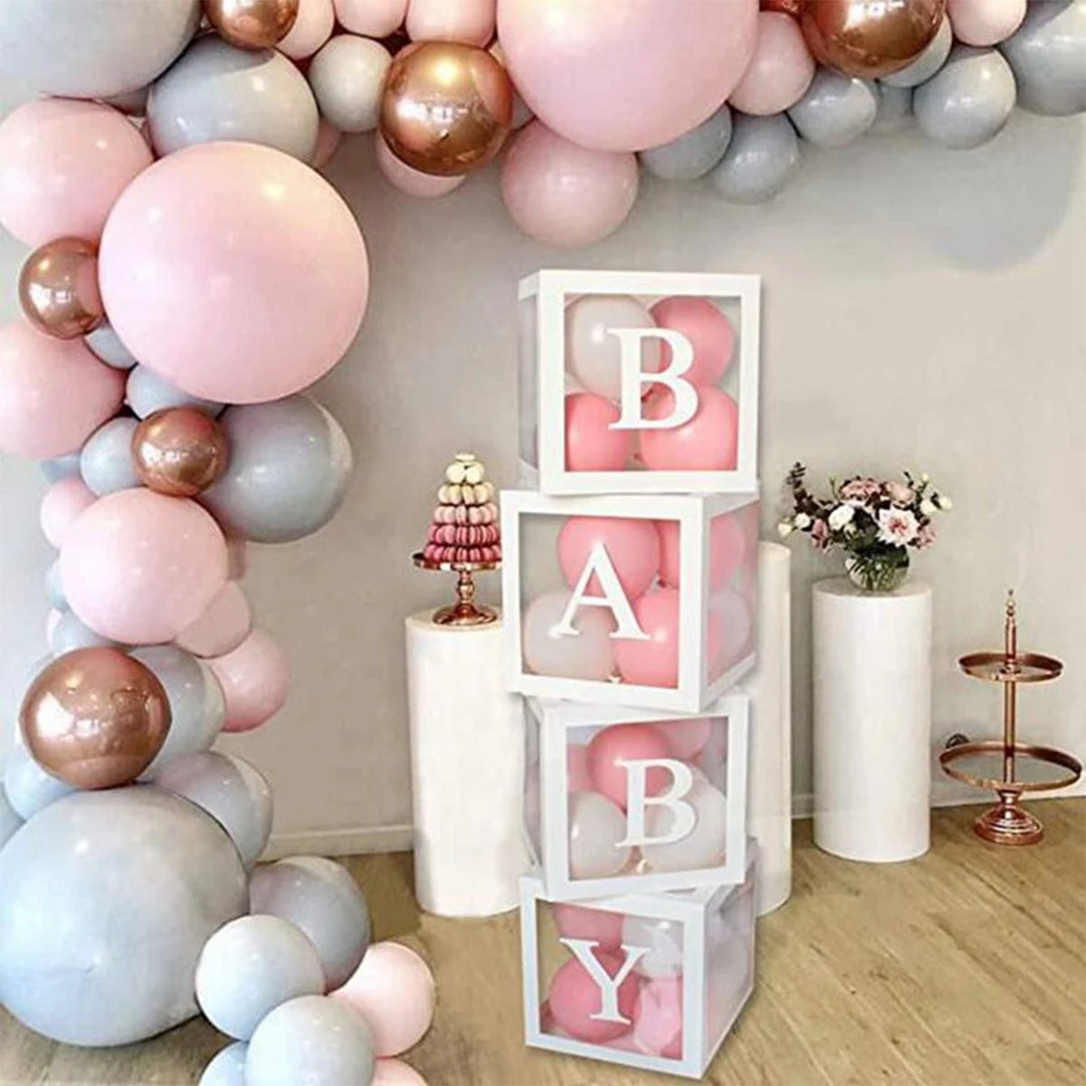 25cm BABY Letter Box Balloon Boxes