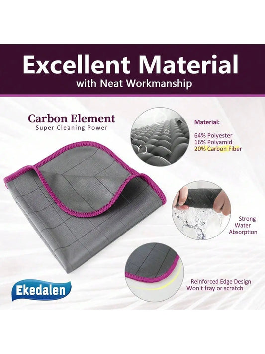 Ultra-Fine Microfibre Glass Cleaning Cloth Set