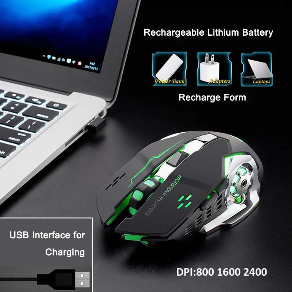 Wireless Rechargeable Gaming Mouse