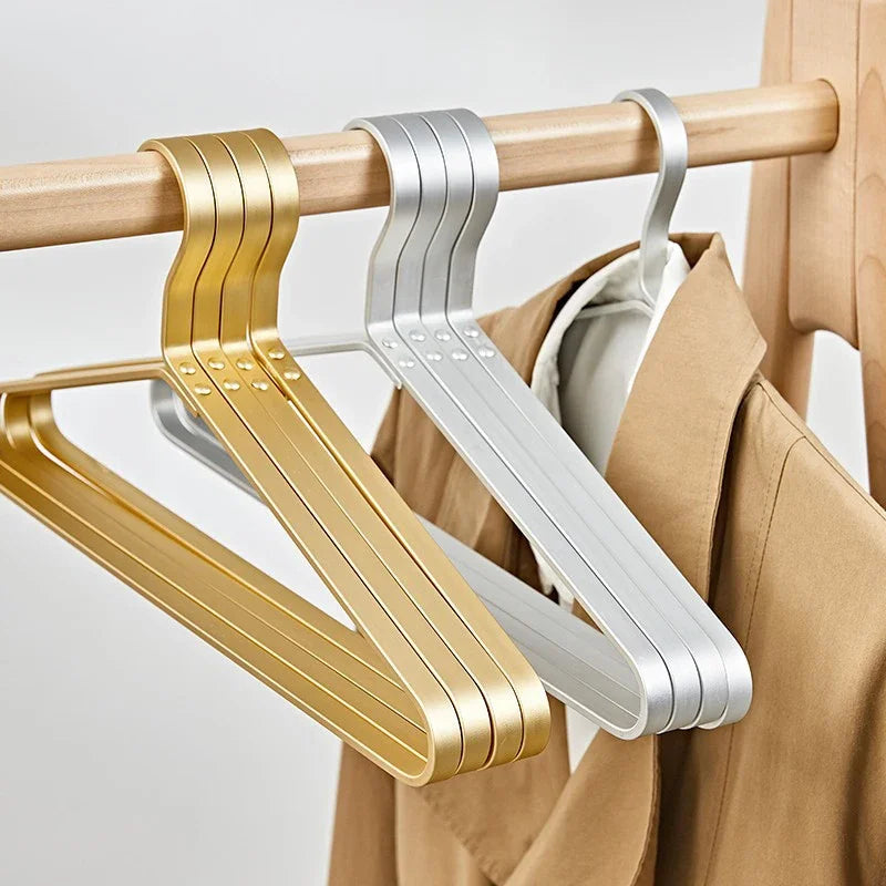 1/4pcs Widen Metal Coat Hangers