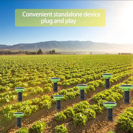 Solar Ultrasonic Animal Repeller Stake