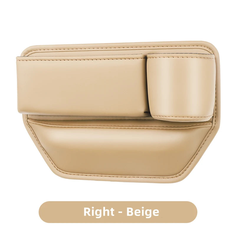 Leather Car Seat Gap Organizer Box