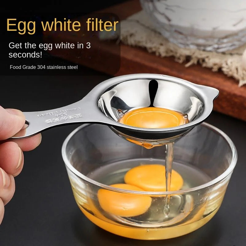 1Pc Stainless Steel Egg Yolk Separator