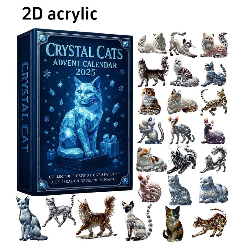 Crystal Cat 24-Day Christmas Advent Calendar