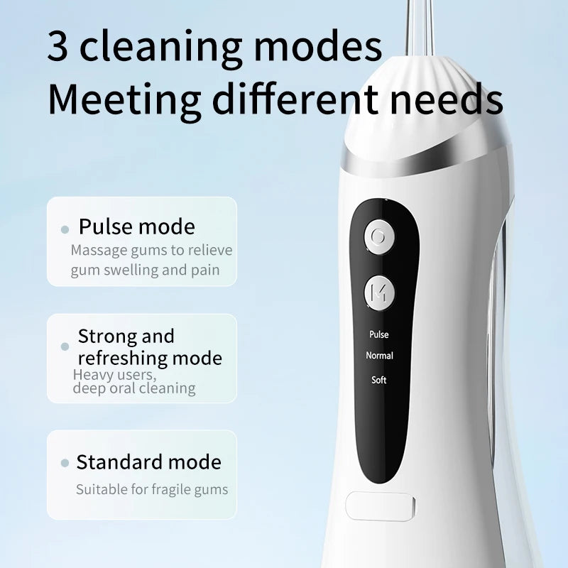 IPX7 Waterproof Rechargeable Dental Cleaner