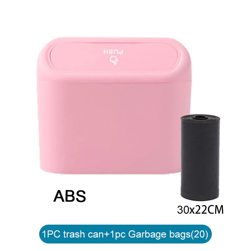 Car Trash Can with Lid