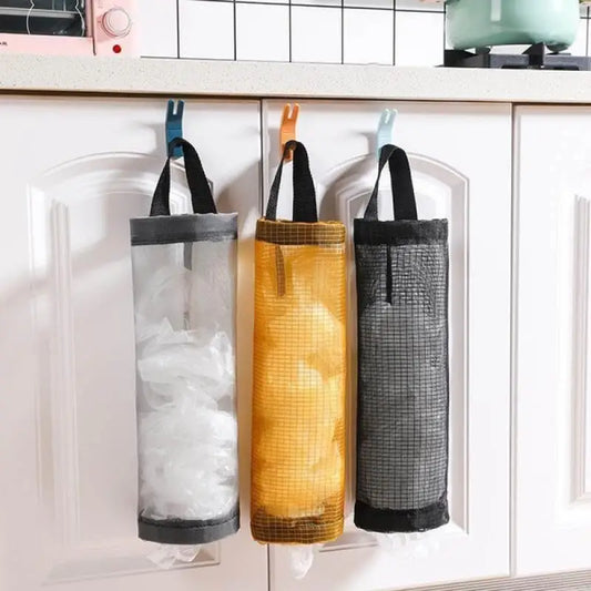 Wall-Mounted Grocery Bag Holder Dispenser