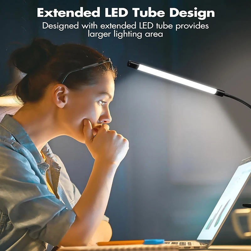 USB 5V LED Desk Lamp with Clamp