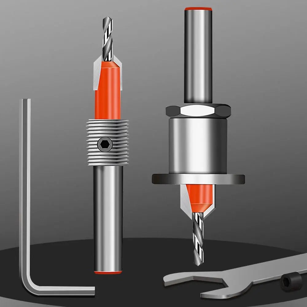 Adjustable Countersink Drill Bits
