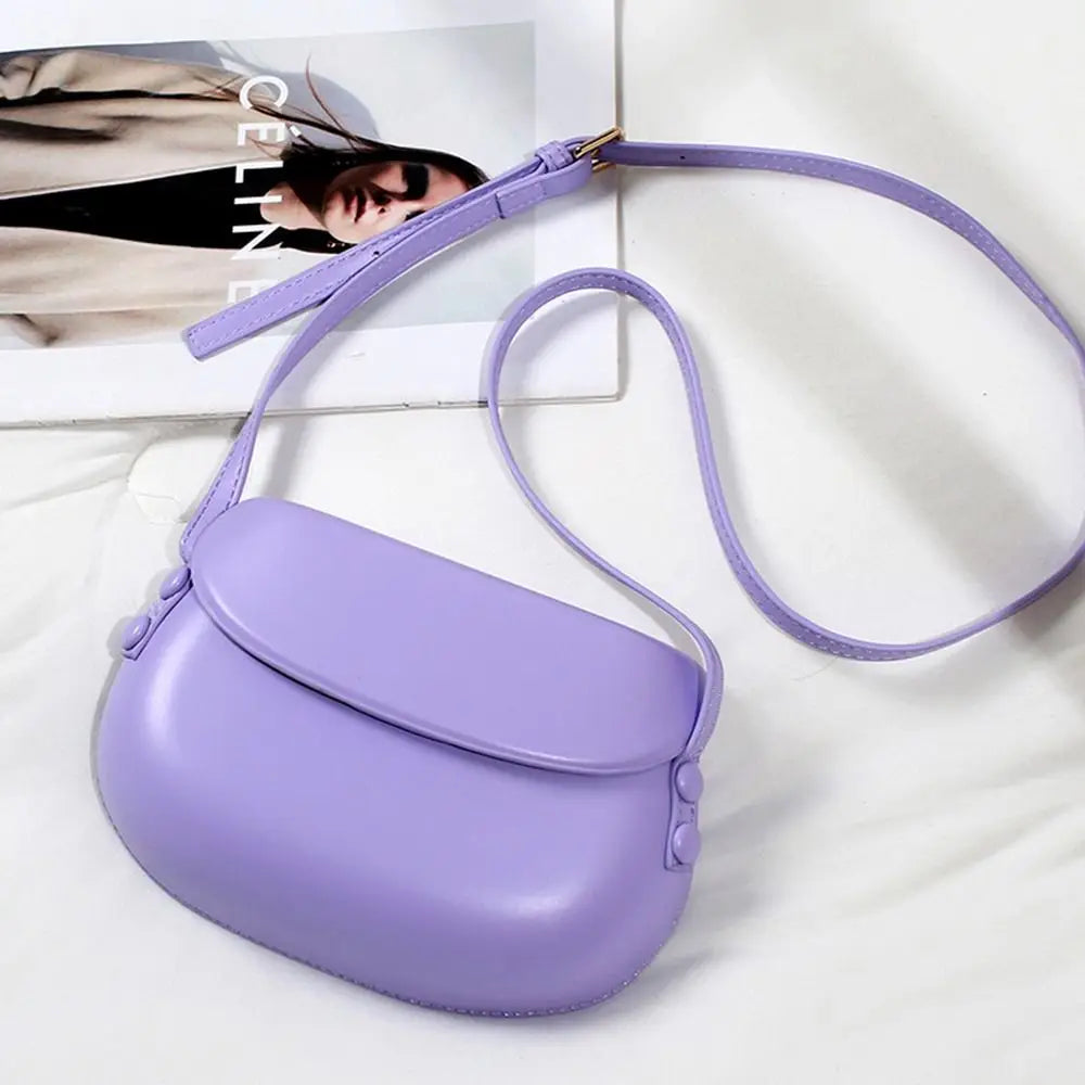 Women’s PU Leather Saddle Crossbody Bag