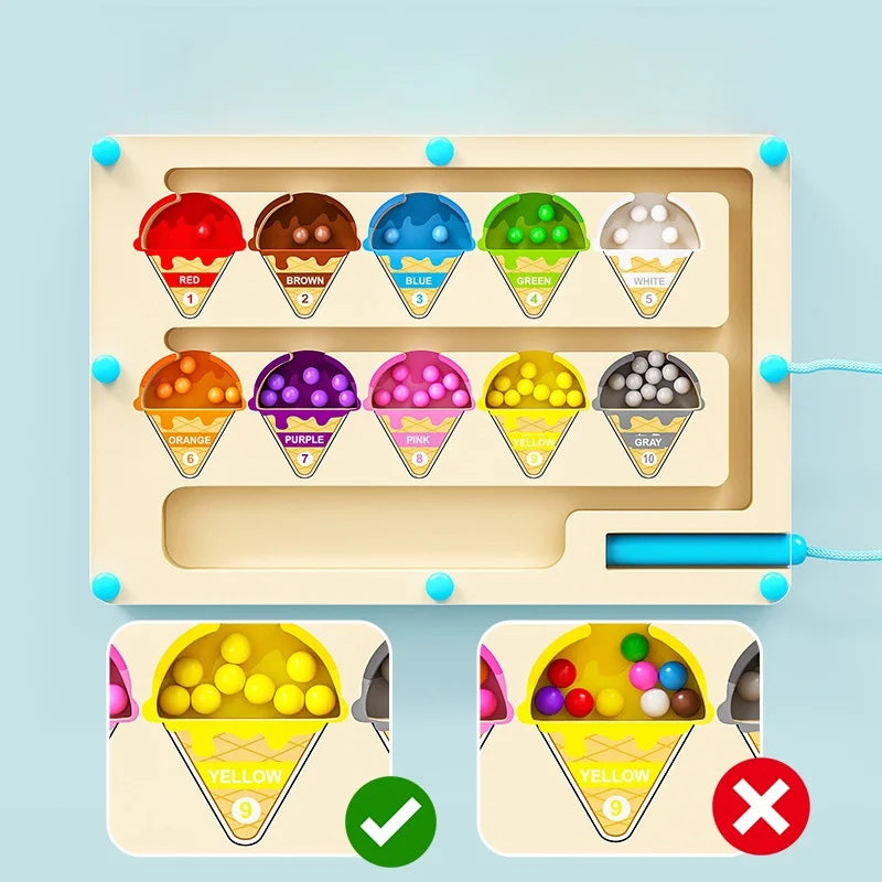 Magnetic Digital Bead Toy