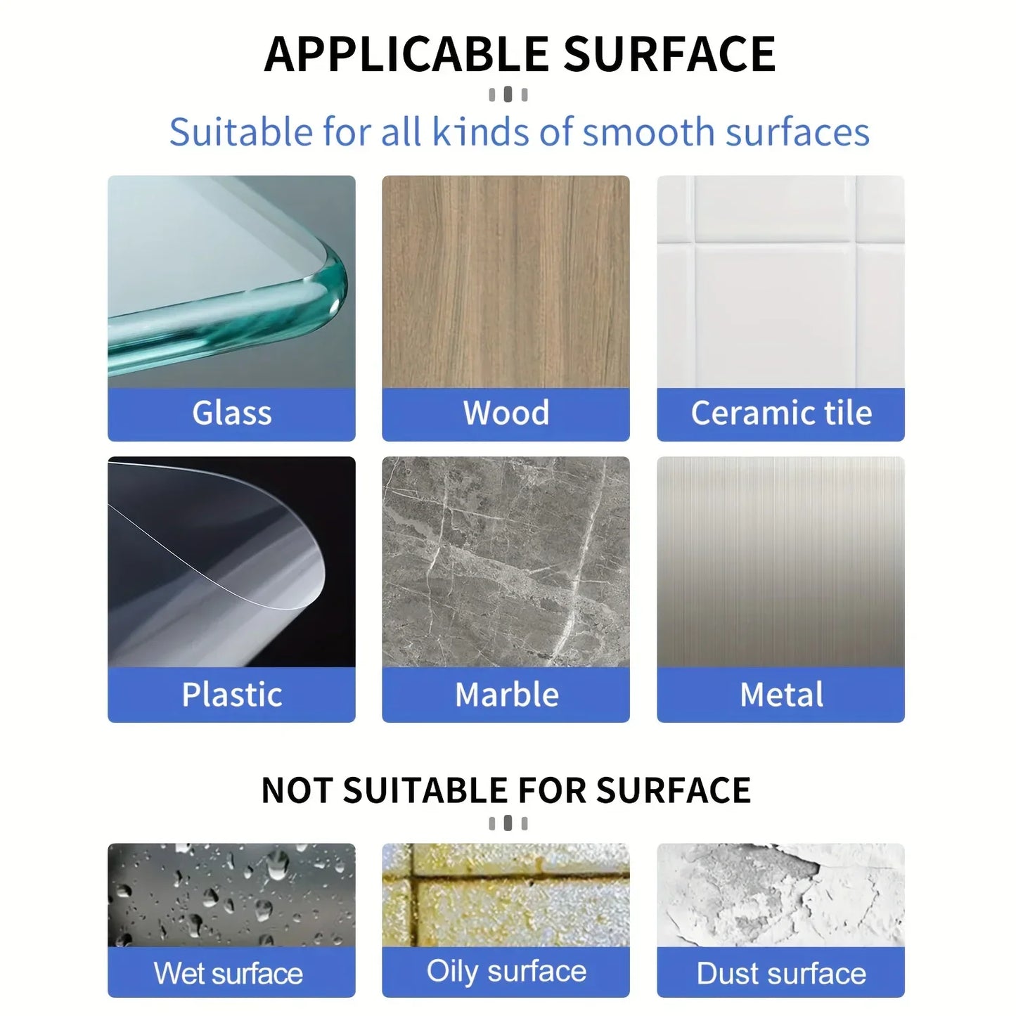 Clear Non-Marking Double-Sided Sticky Pads for DIY Crafts & Home Use
