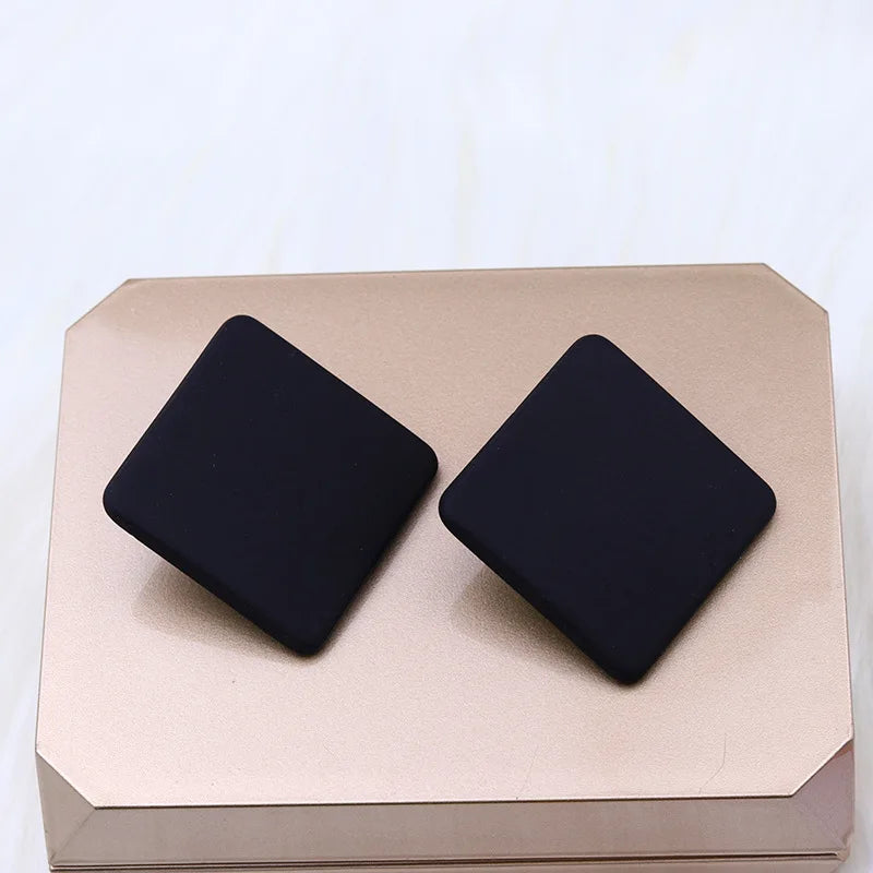 Acrylic Square Stud Earrings