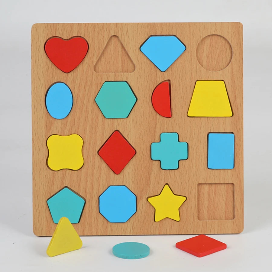 Colorful Alphabet Number Shape Matching Game
