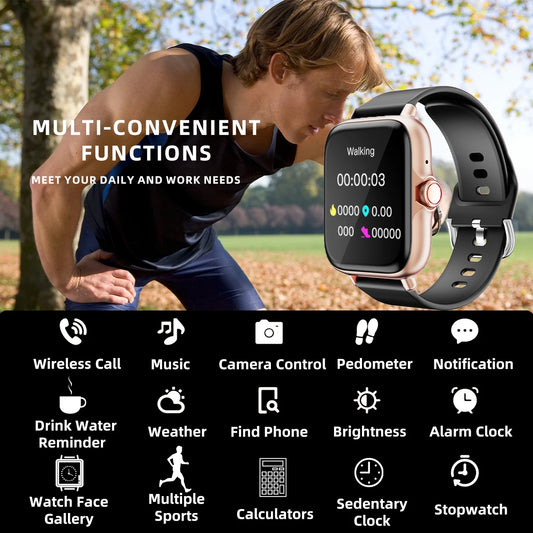 1.83-Inch Smart Watch with Call Answer and Activity Tracking