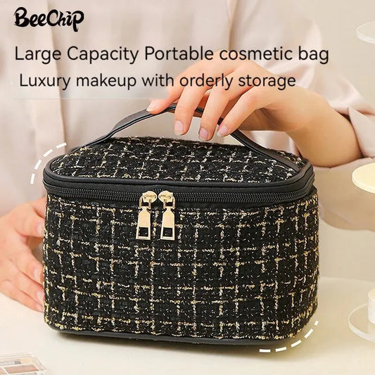 Large Capacity Portable Cosmetic Bag