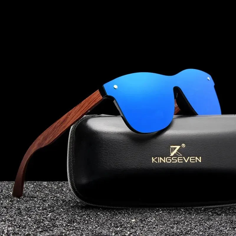 KINGSEVEN Natural Wooden Sunglasses