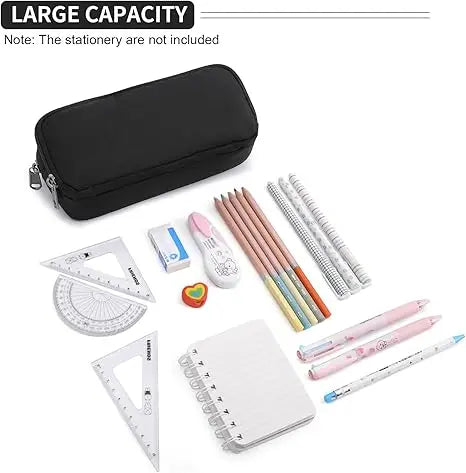 Large Capacity Multi-Compartment Pencil Case