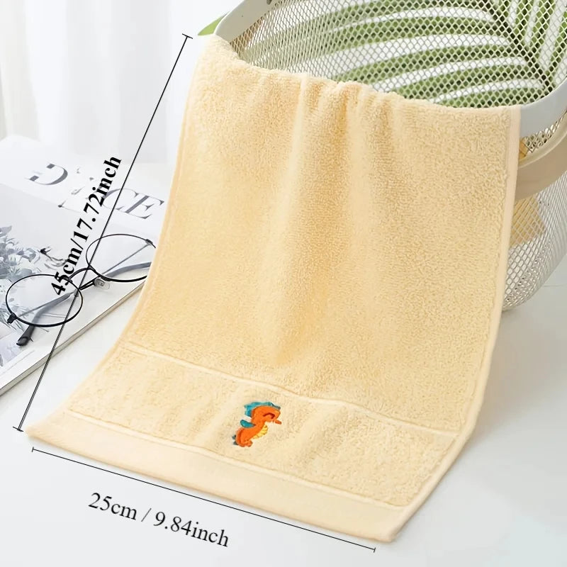 Large Children's Cartoon Animal Face Towel