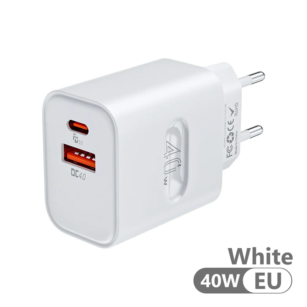 Olaf 40W USB C Quick Charger Adapter