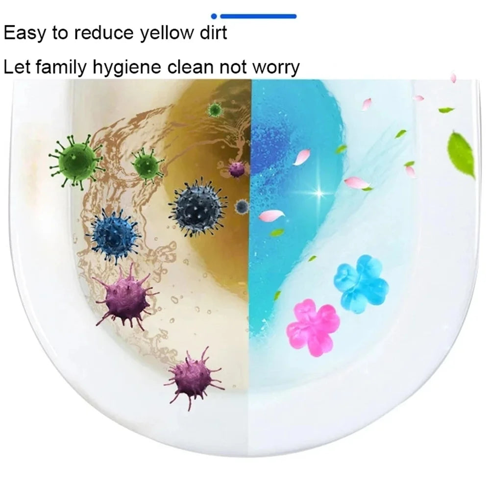 1/3/6/9Pcs Multipack Flower Aroma Toilet Cleaning Gel