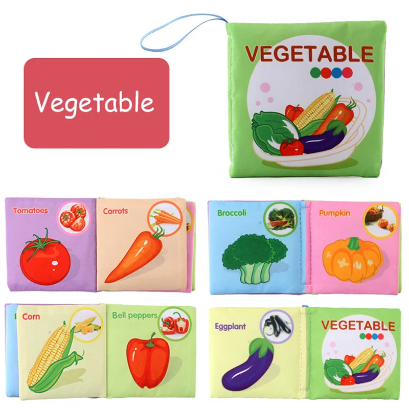 Baby Soft Cloth Book For 0-12 Months