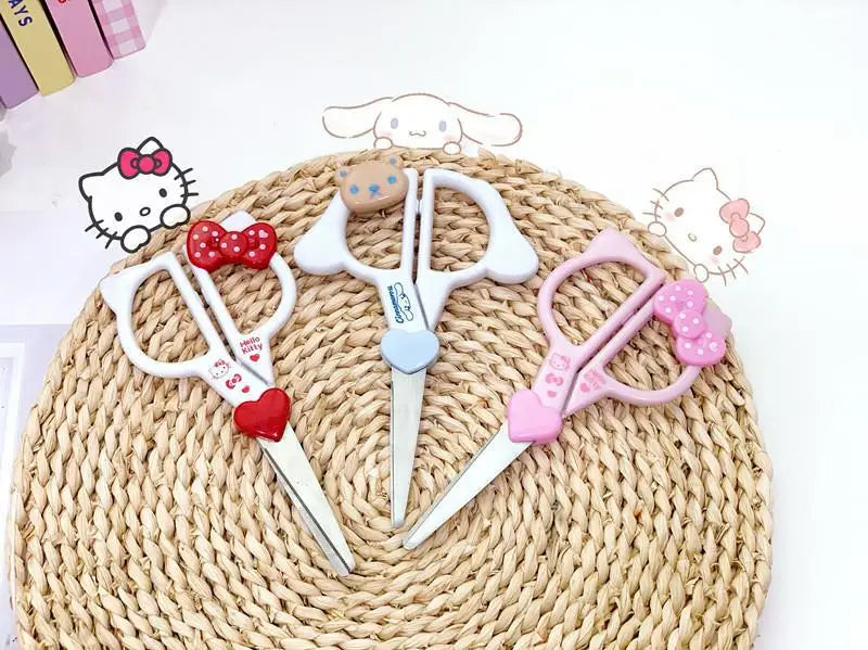 San Liou Cute Cartoon Hello Kitty My Melody Kuromi Scissors