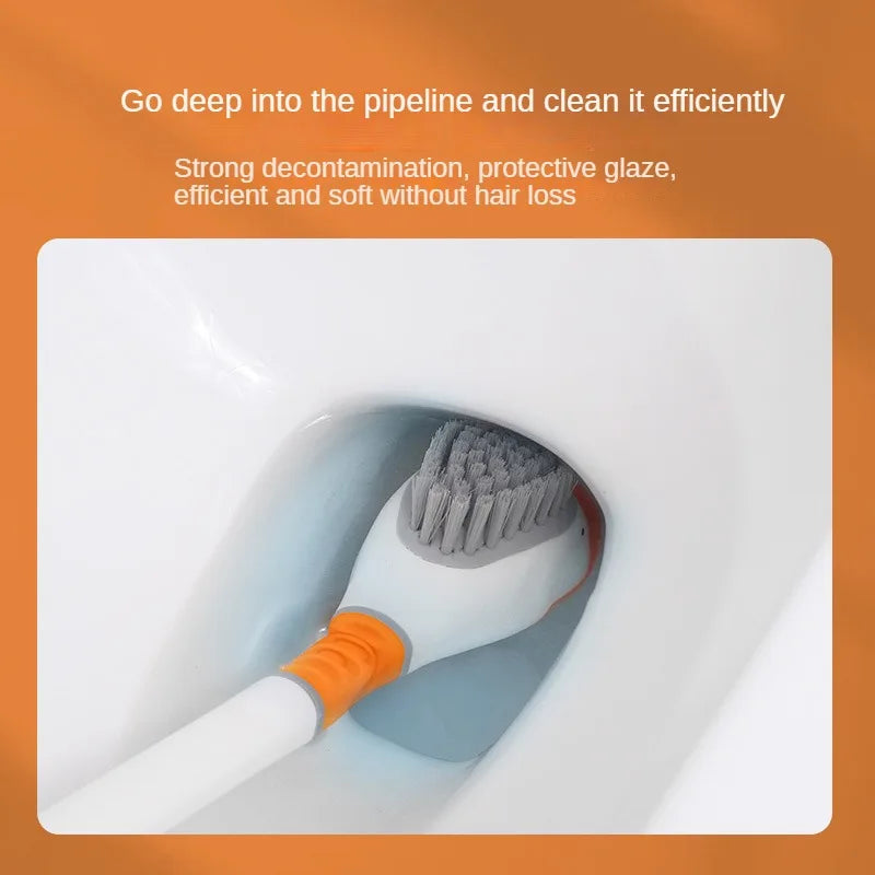 Toilet Silicone brush No punching