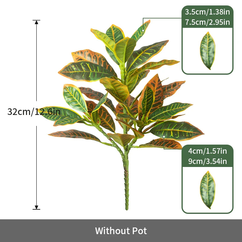 24-41cm Artificial Plant Fake Ficus Tree