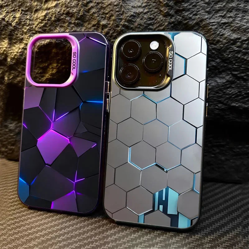 Building Design Laser Phone Case For iPhone