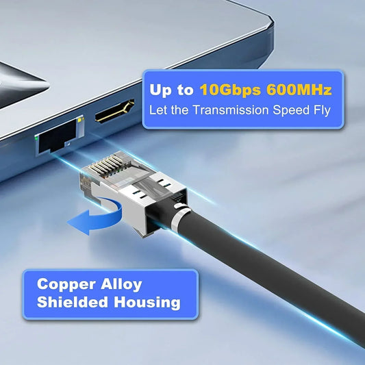 RJ45 Cat7 & Cat6A Shielded 8P8C Modular Plug Connectors