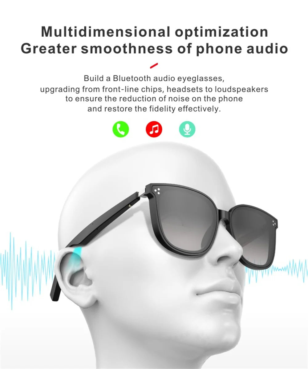 Stereo Sound Wireless Bluetooth Sunglasses