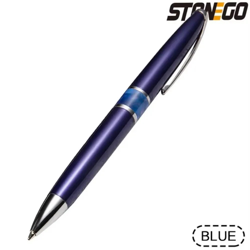 STONEGO Capless Metal Chrome Twist Ballpoint Pen