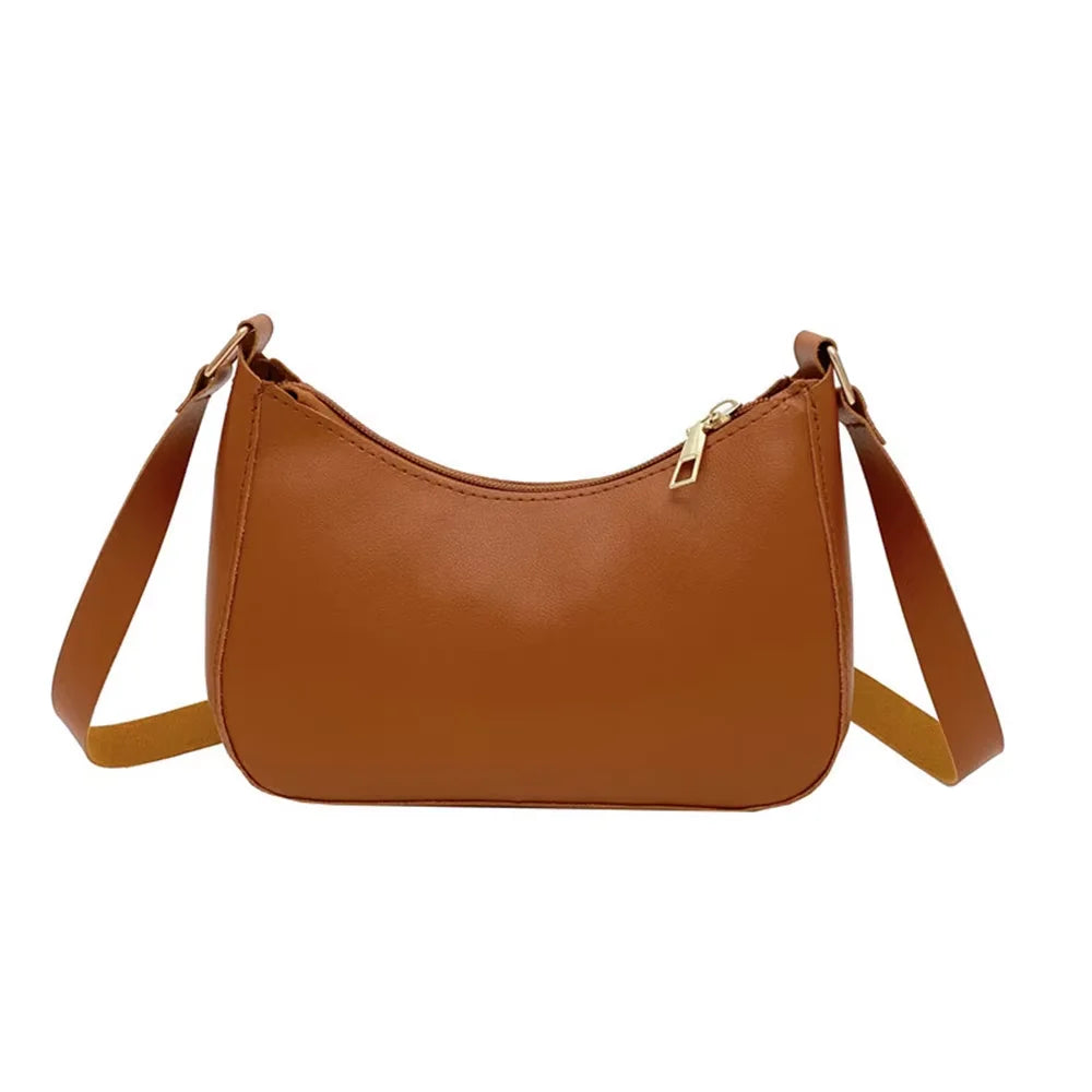 Women’s Minimalist Crescent Crossbody Handbag