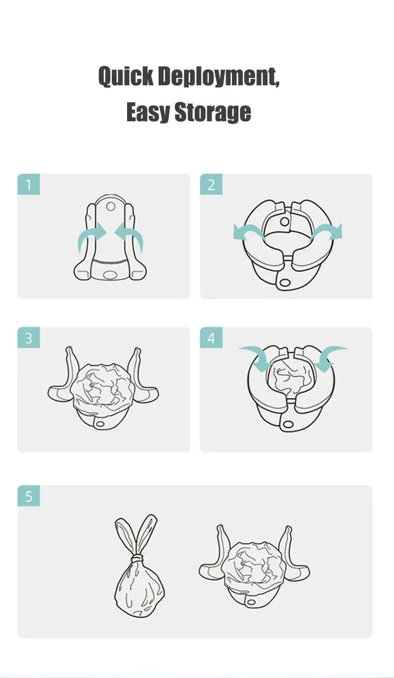 Baby Potty Training Seat Includes 10 Waste Bags