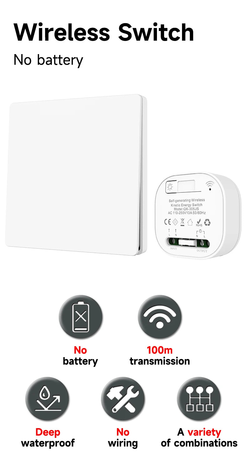 Rebound Self Powered Switch