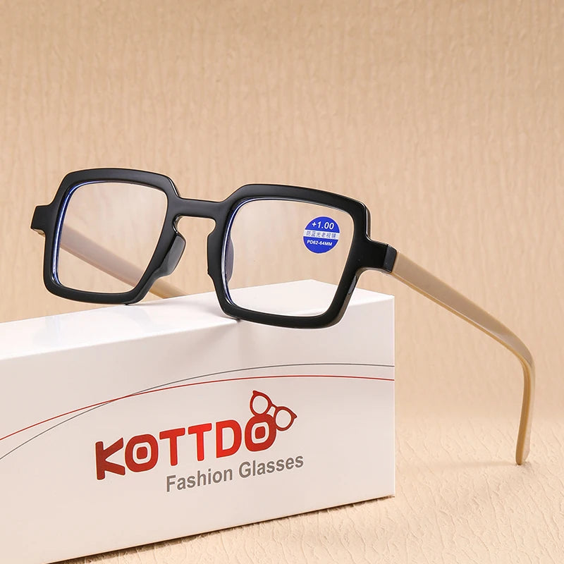 Square Plastic Reading Glasses