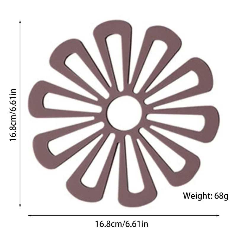Kitchen Mat Flower Shape Pot Holders