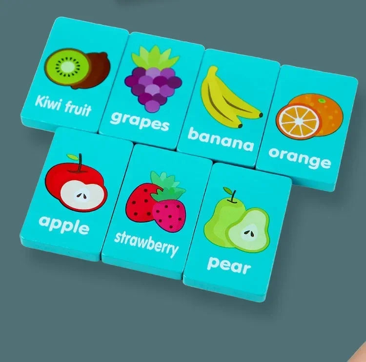 Children Hand Scratch Wooden Puzzle Toy