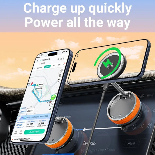15W Magnetic Wireless Car Charger Holder