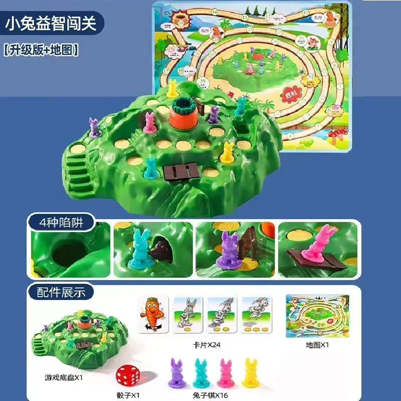 Carrot Rabbit Trap Table Board Defend Game