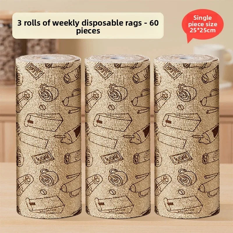 Disposable Kitchen Cleaning Towel Roll