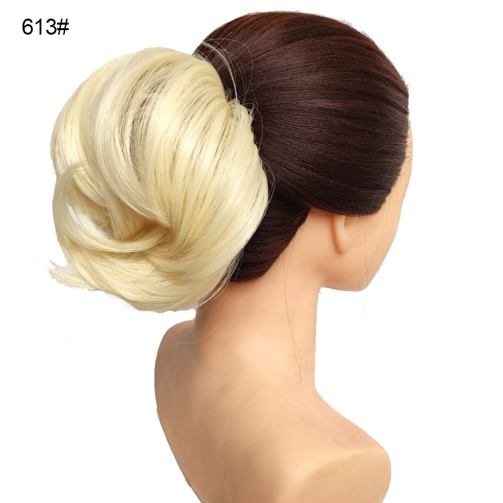 Jeedou Messy Bun Chignon Donut Hair Pad