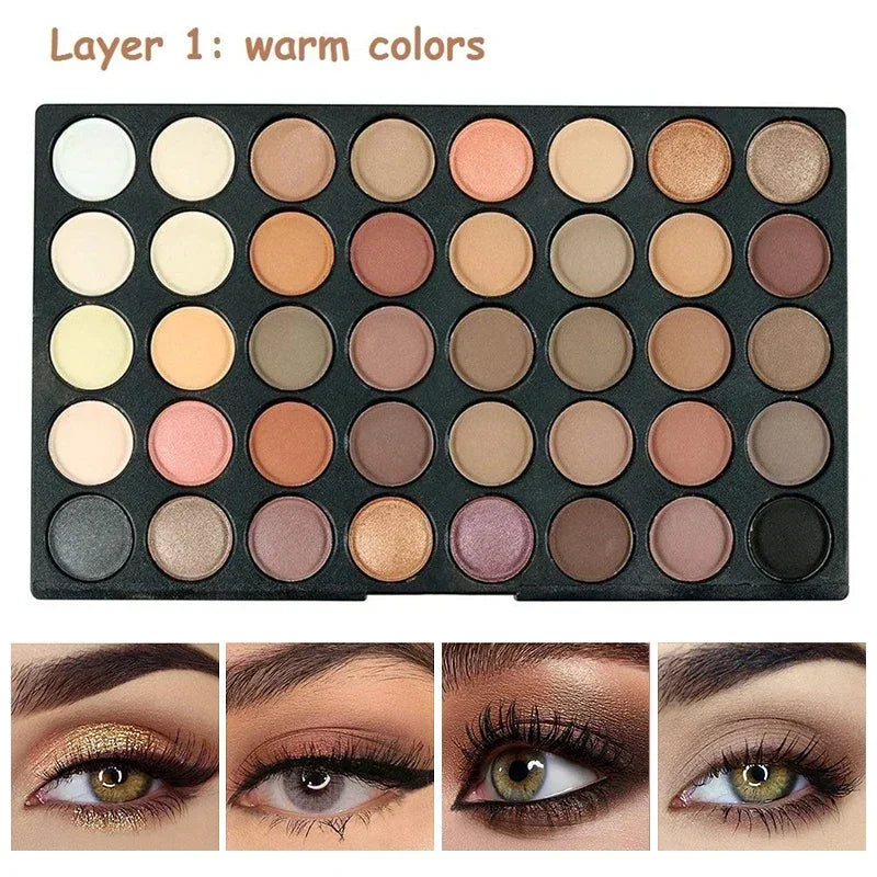 120 Colors Waterproof Eye Makeup Pallet Shadows