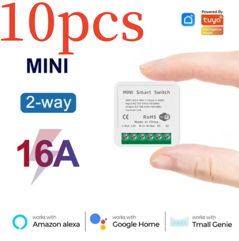 Mini WiFi Smart Switch Module 16A