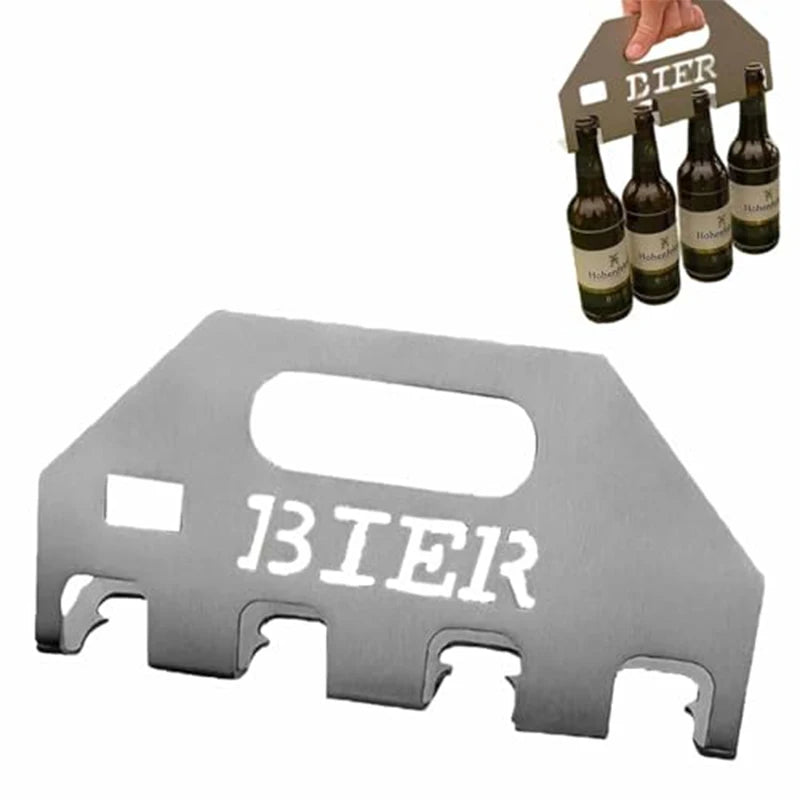 Quad Beer Bottle Opener & Carrier