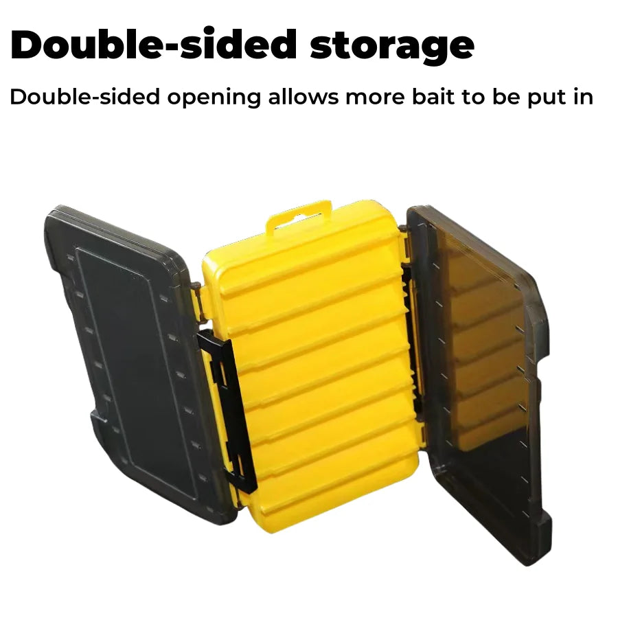 Double-Sided Waterproof Fishing Tackle Box