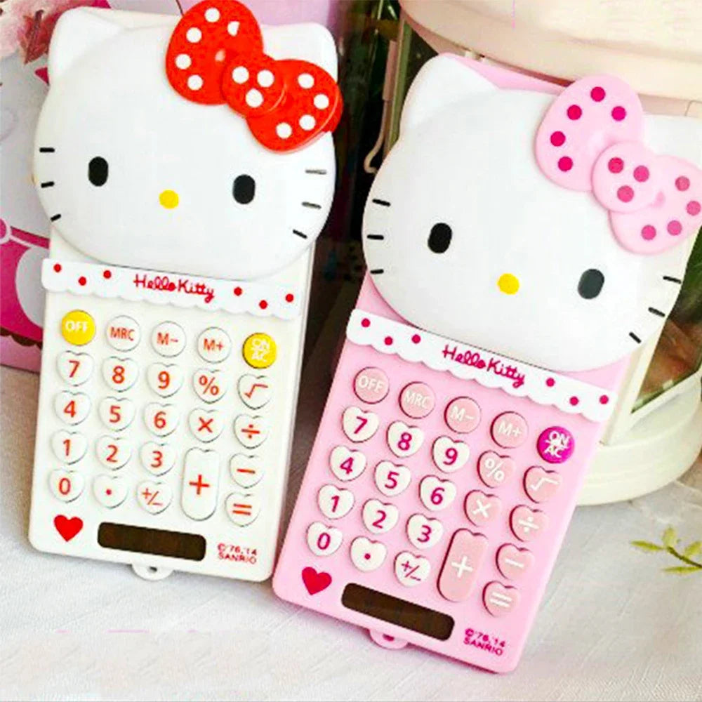 Kawaii Hello Kitty Cute Sanrio Portable Pocket Calculator