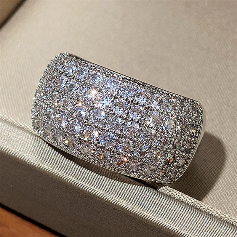 Huitan Cubic Zircon Ring