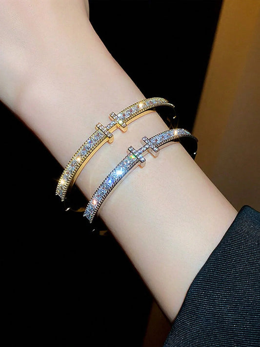 Women’s Luxury Stainless Steel Cuff Bracelet